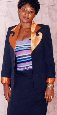 Date this funny Gabon girl Romaine from  A9950