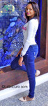 fun Dominican Republic girl Yadelka from Monsenor Nouel DO22707