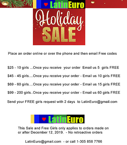 Date this gorgeous Colombia girl Holiday Sale from  CO25913